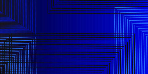 Beautiful blue colour abstract linework business card and book cover design