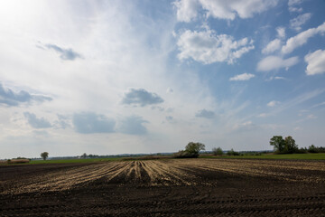 Cloud images with rain clouds and storm clouds in the landscape
