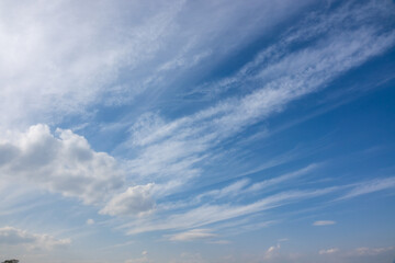 Cloud images with rain clouds and storm clouds in the landscape