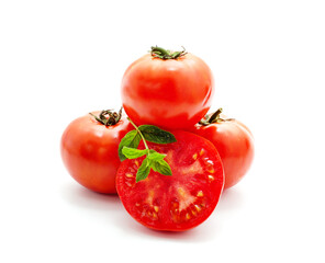 Ripe red tomatoes.