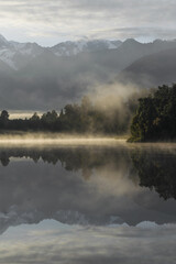 Early morning at lake Matheson