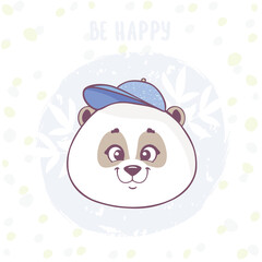 cute panda character
