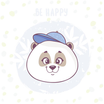 cute panda character