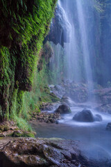 Naklejka na ściany i meble Kurshunlu waterfall nature park, Antalya, Turkey