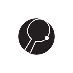 Table tennis pingpong logo design