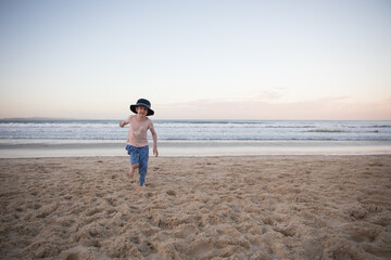 At the beach