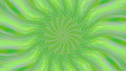 Yellow and green Stereo image of an abstract circle on a combined background. For advertising, substrate, background, banner
