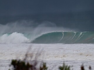 Winter swells along the west coast of south africa