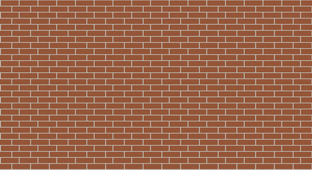 Simple brick wall background, vector