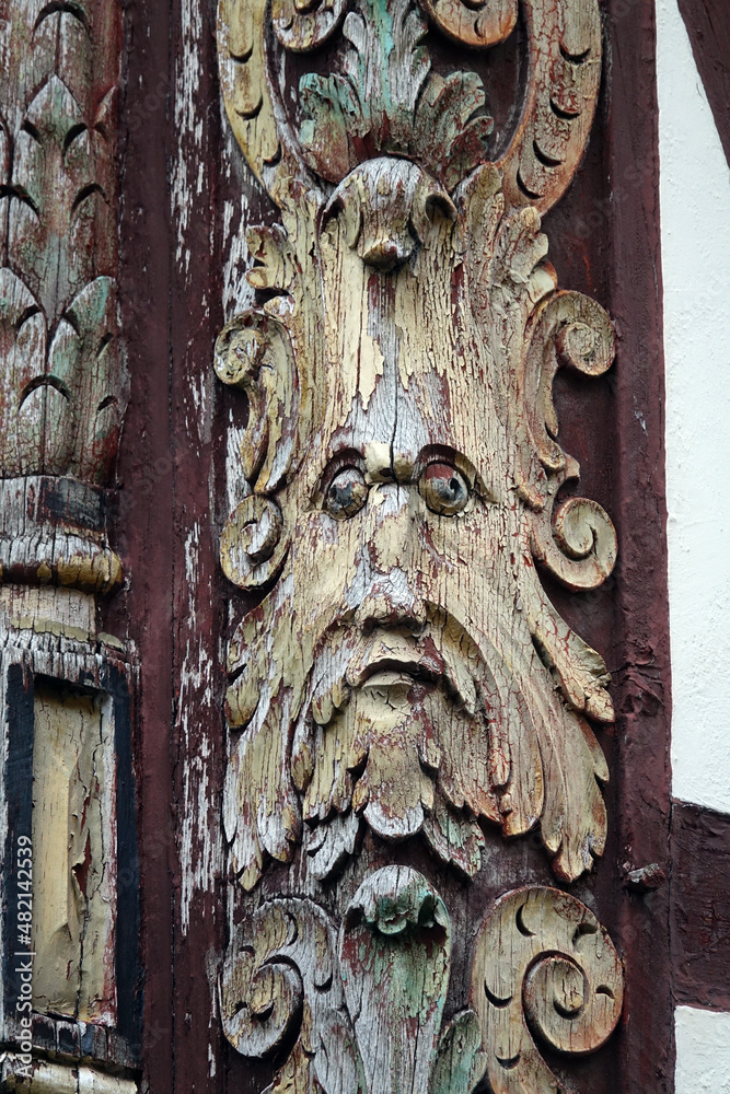 Wall mural Fratze an einem Haus in Boppard