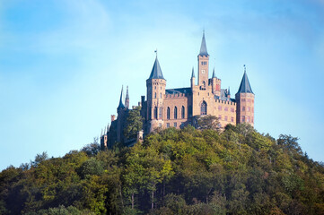 Hohenzollern Castle. Germany. Black forest. - obrazy, fototapety, plakaty