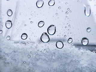 rain day drop water concept background. water drop