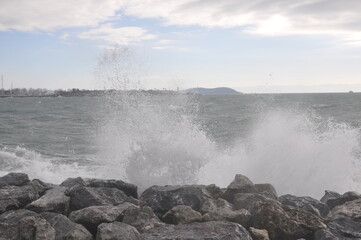 waves in the sea