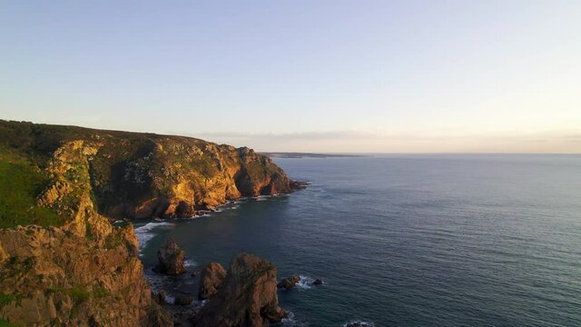 Cabo da Roca. Sunset on the edge of Europe.