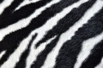 Fototapeta na wymiar close-up black and white zebra background texture