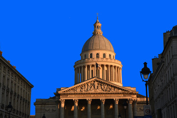 Obraz premium Crépuscule sur le Panthéon à Paris, France
