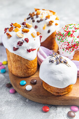 Easter sweet cake spring Festival dessert festive baking holiday easter treat meal food snack on the table copy space food background 