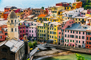 Fototapeta na wymiar Picturesque town of Vernazza, Liguria, Italy