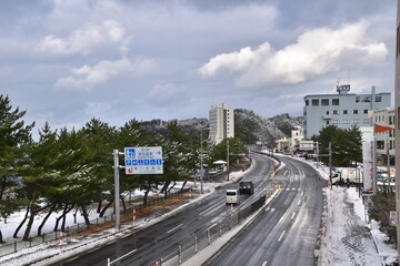 The view of Winter in Aomori, Japan	