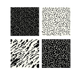 Seamless geometric pattern striped labyrinth Blackandwhite print for your textiles