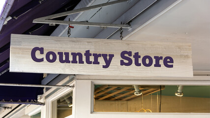 Street Sign to Country Store