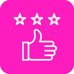 Customer Review Vector Icon Design Illustration