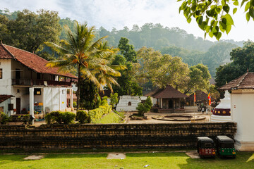 Famous Buddha Temple of the Sacred Tooth Relic at Kandy,Sri Lanka -UNESCO World Heritage Site. This...