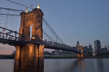 Obraz premium アメリカの地方都市の夕景