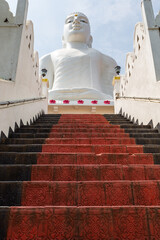 Bahirawakanda Sri Maha Bodhi temple in Kandy, Sri Lanka. 