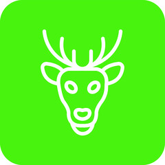 Deer Vector Icon Design Illustration