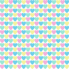 seamless pattern heart valentines 