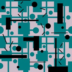 Geometric pattern for fabrics and textiles and packaging and gifts and cards and linens and kids and wrapping paper