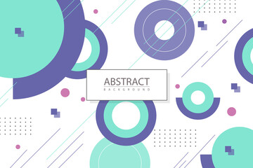 Flat geometric abstract background