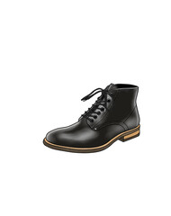 black ankle boot