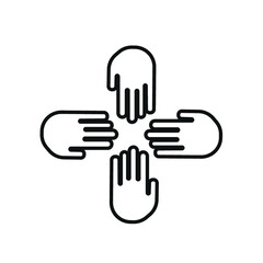 Obraz premium Team work icon