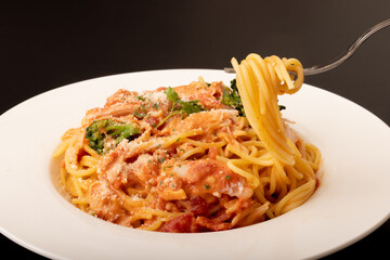 蟹クリームパスタ © UMI