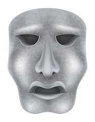 maya ancient ritual mask vector illustration