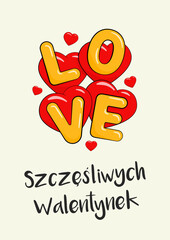 Szczęśliwych Walentynek. Wektor. © FriendlyPixels