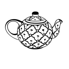 teapot and cup