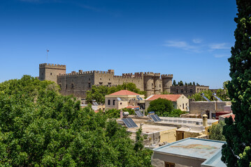 Palace of the Grand Master of the Knights, Rhodes island, Dodecanese, Greece.