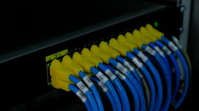 LED port status is blink. Network gigabit switch and 60W POE for CCTV high speed network device.