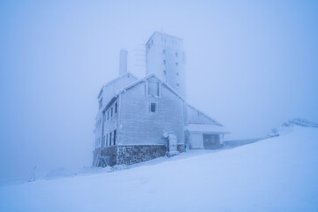 amazing winter in Giant mountains in Poland
