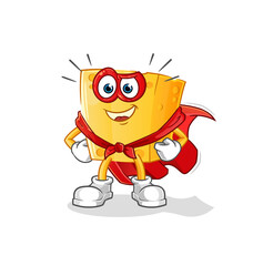 cheese heroes vector. cartoon character