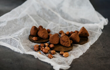 delicious chocolate truffles