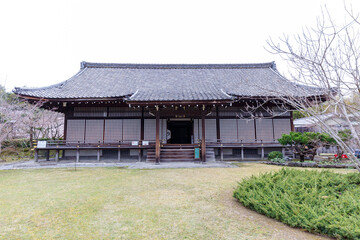 Fototapeta na wymiar 京都・勧修寺の建物