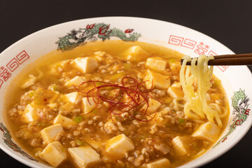 麻婆豆腐ラーメン