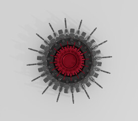 3d Abstract Design © Cubitron