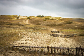 sand dunes on curonian spit, lithuania, nida, baltic countries, baltics, europe