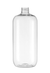 Plastic sanitizer bottle (with clipping path) isolated on white background