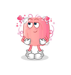 soap shy vector. cartoon character